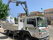 Carabanchel contenedor camión